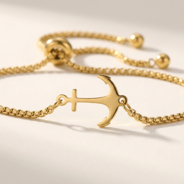 Diano Steel Anchor Bracelet