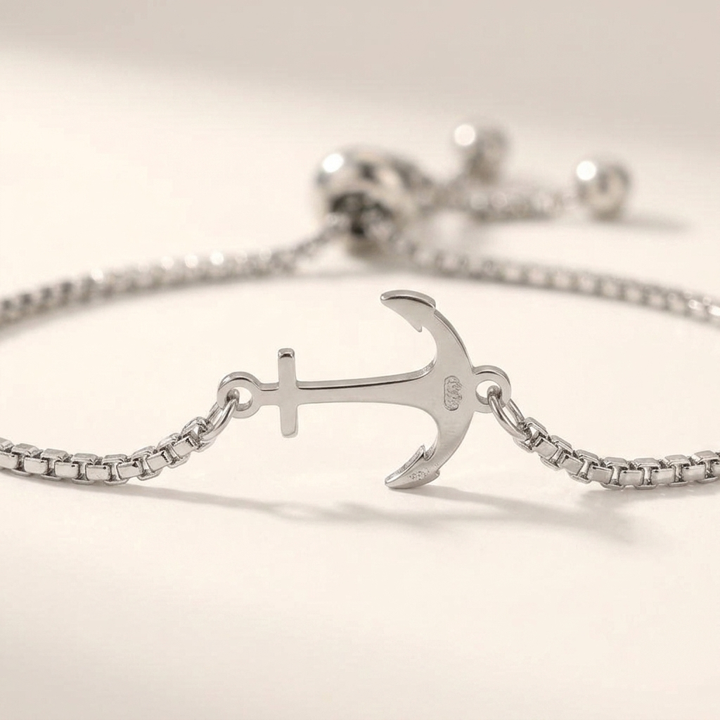 Diano Steel Anchor Bracelet
