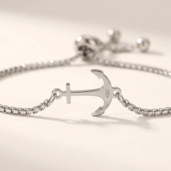 Diano Steel Anchor Bracelet
