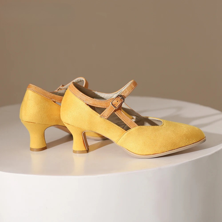 Charlotte Suede Heels
